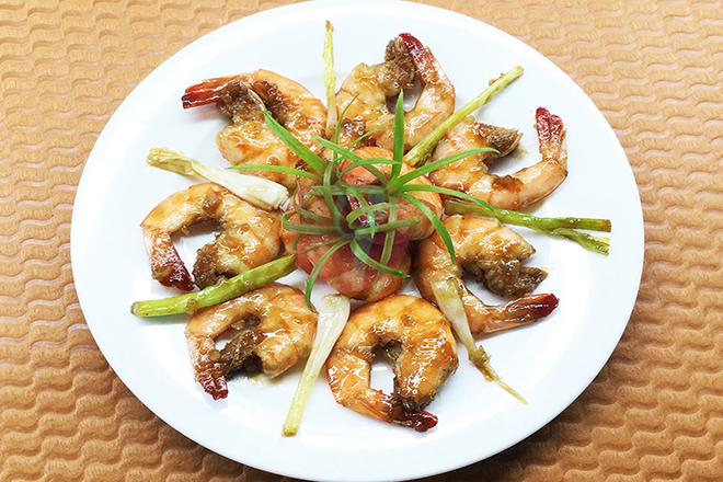 Tôm rang me hấp dẫn